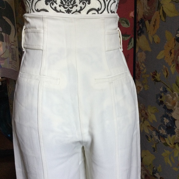 Proenze Schouler black label White High rise Wide Leg Size 2 - Picture 6 of 13